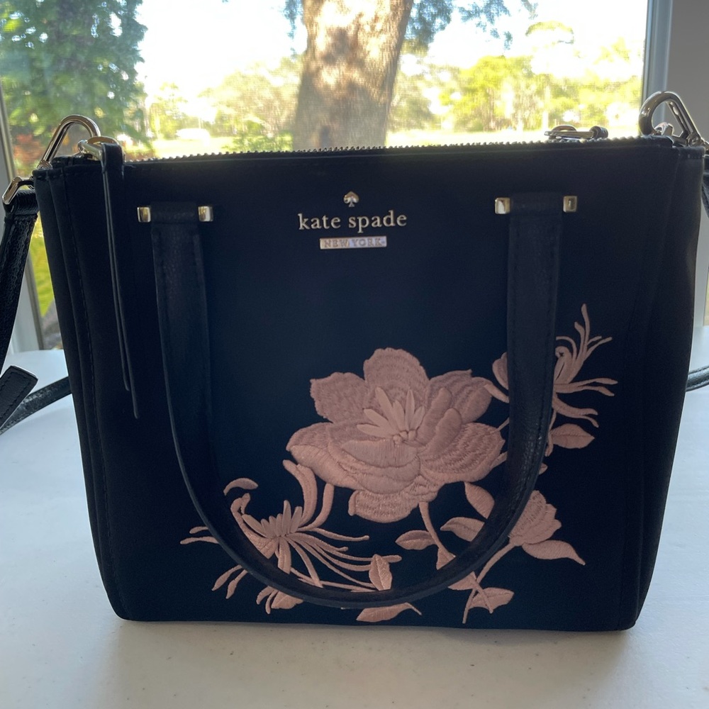 Limited edition embroidered Kate Spade bag